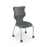 Chaise ergonomique scolaire sur roulettes