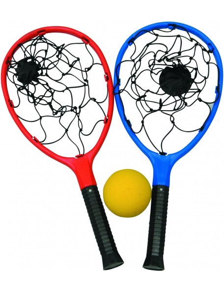 Kit de jeu de raquettes filet pour jeux de lancers et attraper enfants