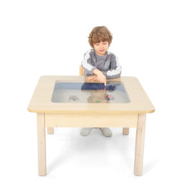 Table à plateau de présentation