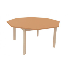 Table octogonale maternelle