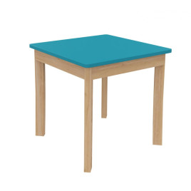 Table carrée maternelle 60 cm