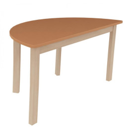 Table demi-ronde maternelle