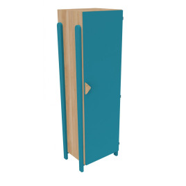 Armoire haute 1 porte maternelle