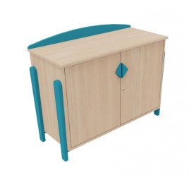 Meuble bas de rangement maternelle