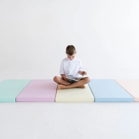 Lot de 5 tapis 100 x 50 x 5 cm Pastel Lot de 5 tapis 100 x 50 x 5 cm Pastel