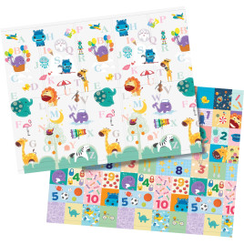 Tapis en mousse les lettres et les animaux