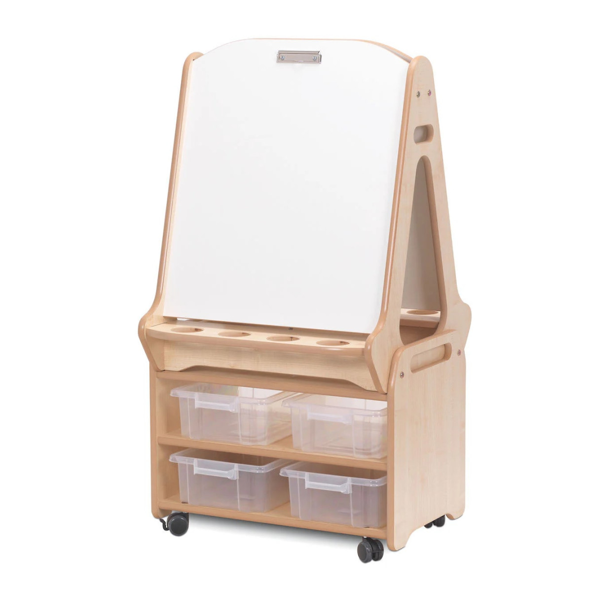 Chevalet double face tableau blanc