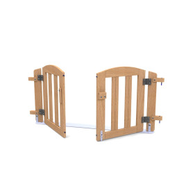 Portillon double à barreaux crèche