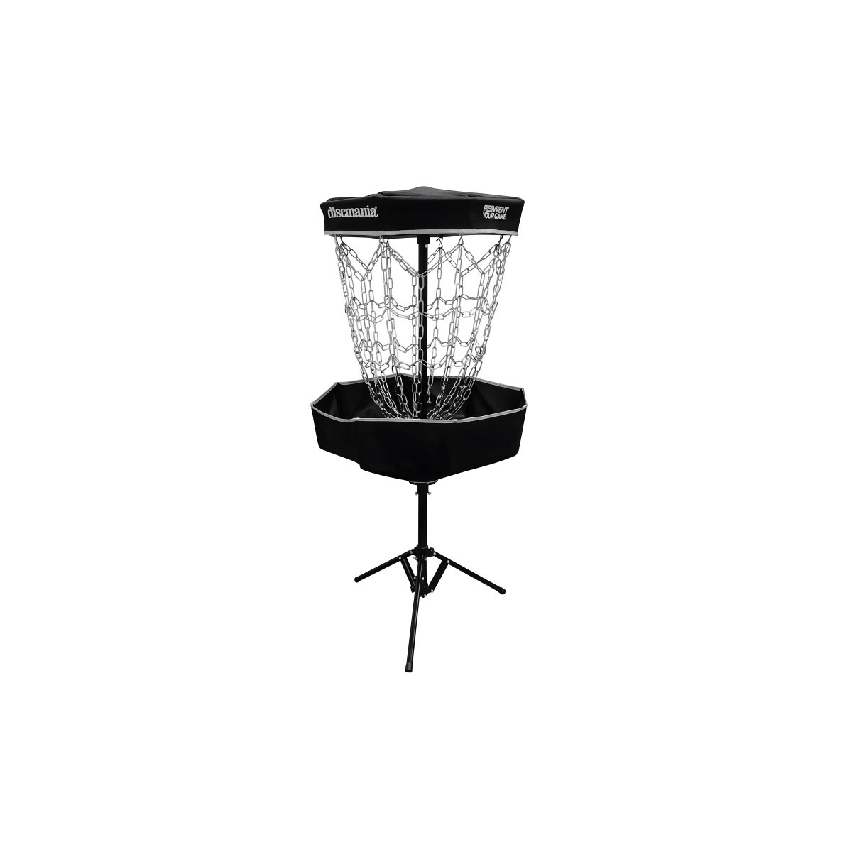 Panier de disc-golf pliable
