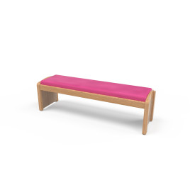 Banc simple en bois court 110 cm