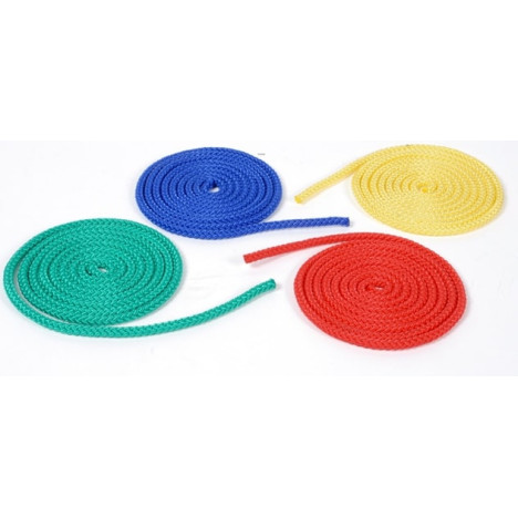 Lot de 4 cordes à sauter nylon 2.50m