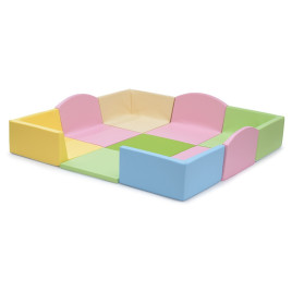 Grand espace de regroupement bébés mousse avec entrée