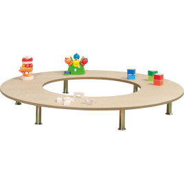 Grande table basse ronde crèche