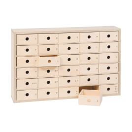 Meuble de rangement 30 casiers alphabet