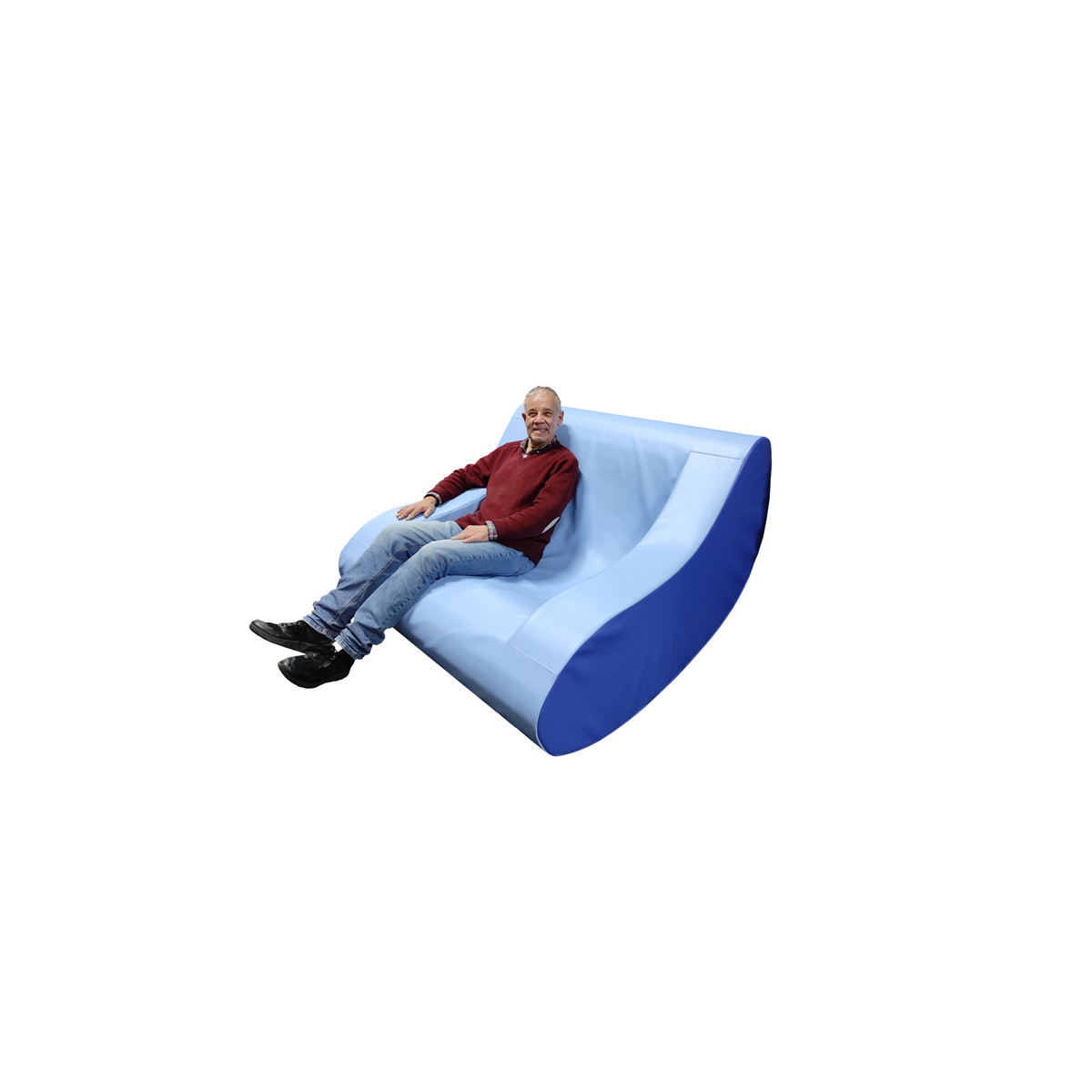Fauteuil bascule double en mousse adulte Fauteuil bascule double en mousse adulte