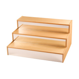 Escalier 3 marches avec miroirs