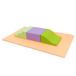 Parcours de motricité avec tapis