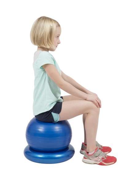 Ballon de fit-ball sécurisé pour enfants. Ballon d'équimibre sit n play Spordas
