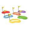 Lot de 6 cibles de golf Spordas en mousse pour jeux de golf enfants Cibles de jeu de golf enfants