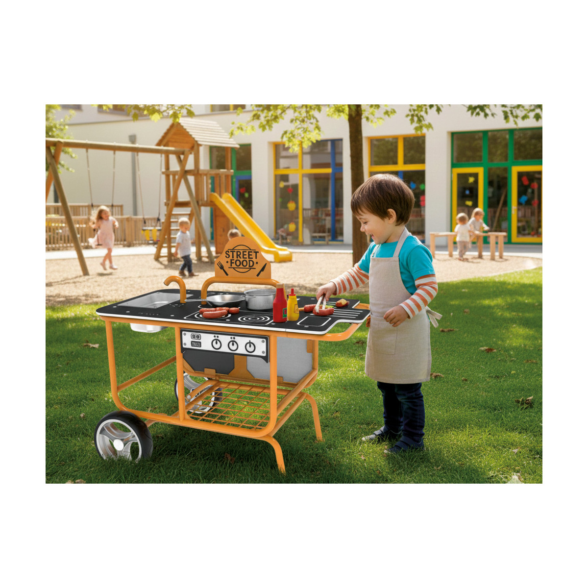 Table de jeu mobile Street food