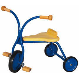 Petit tricycle siège en bois naturel