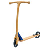 Trottinette en bois maternelle bleu