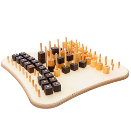 Puissance 4 horizontal en bois