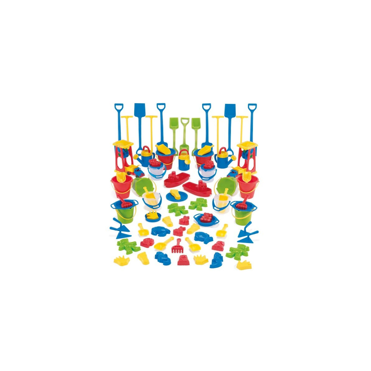 Coffret géant jeux de sable maternelle 84 pièces