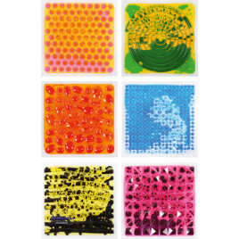 6 dalles sensorielles avec surfaces variées