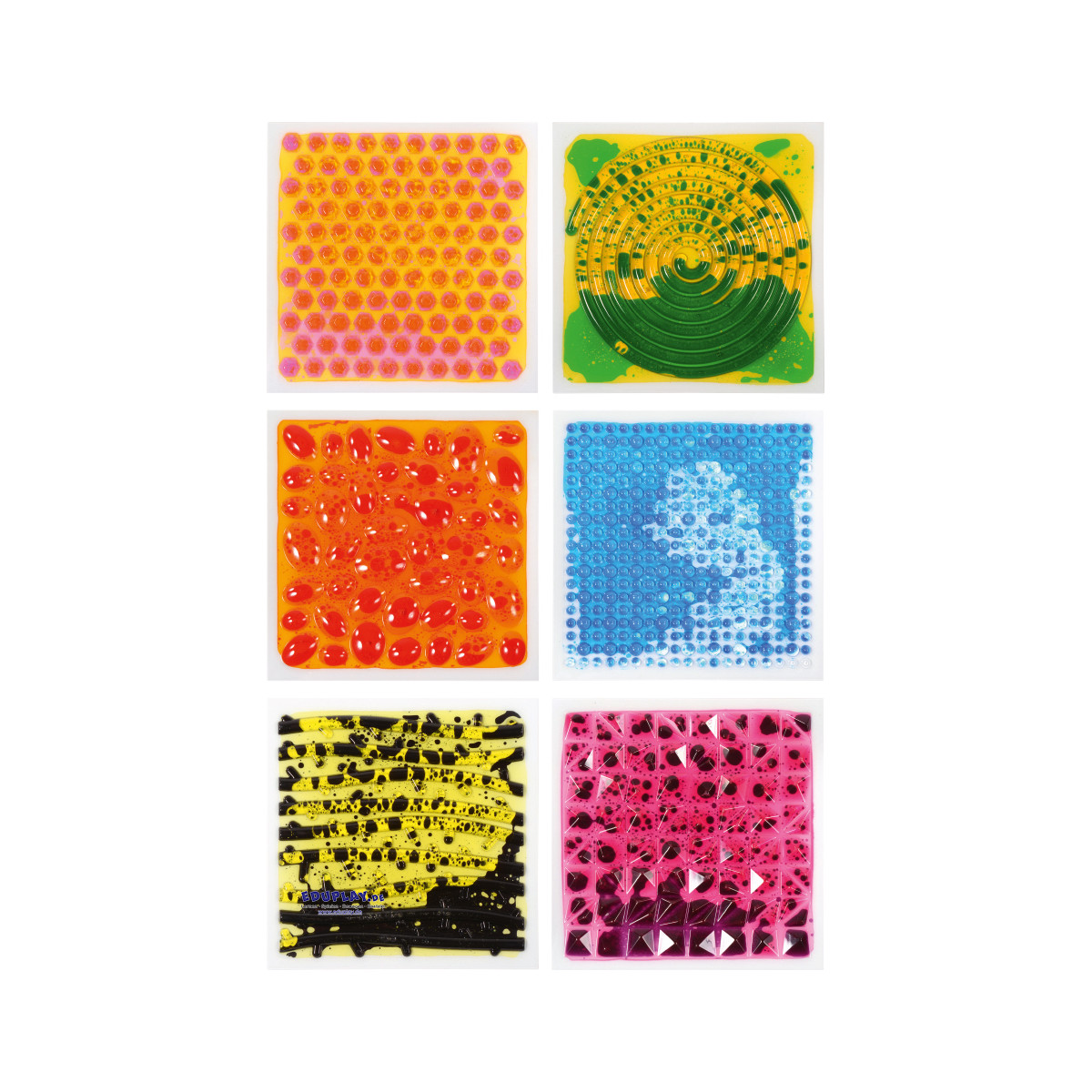 6 dalles sensorielles avec surfaces variées