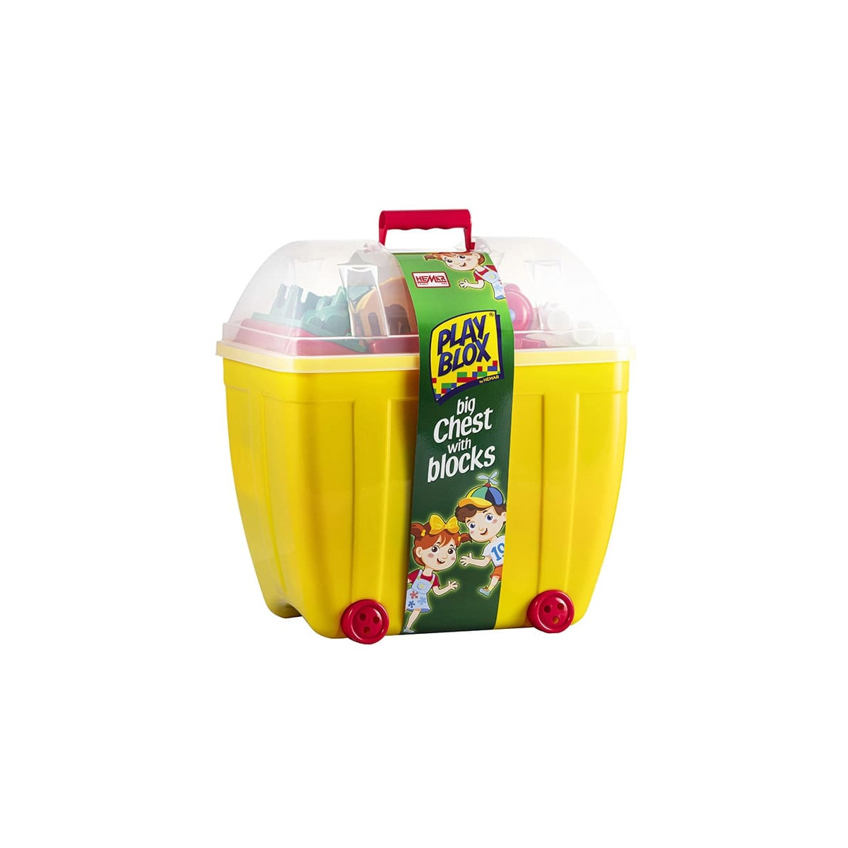 Grande boîte de briques de construction géantes 57 mm - 60 pièces