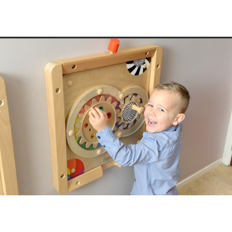 Panneau engrenages enfant