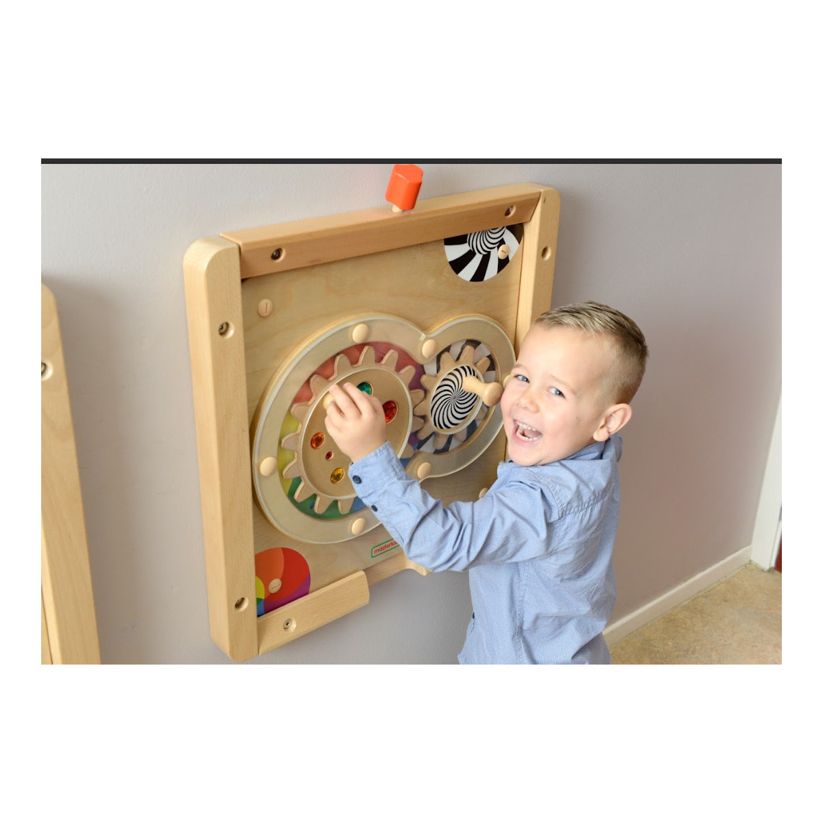 Panneau engrenages enfant