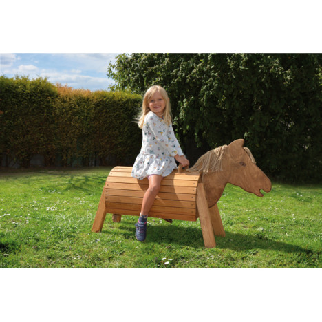 Cheval en bois 50 cm extérieur