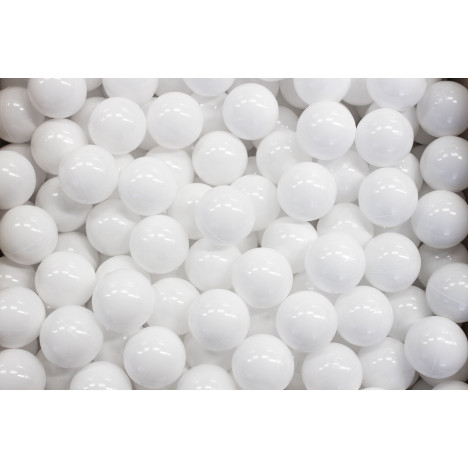 500 balles pour piscine à balles blanches Ø 7 cm