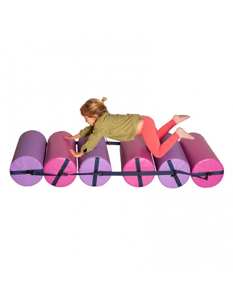 Cylindres en mousse roulants Sumo Didactic. Cylindres coulissants en mousse Sumo pour les enfants et bébés en crèche