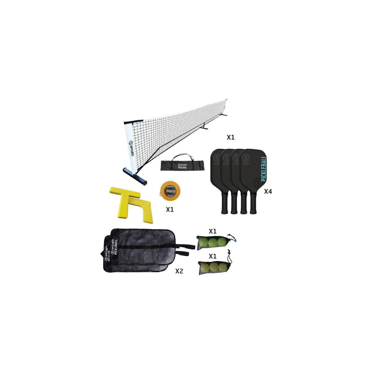 Kit de pickleball complet