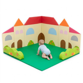 Tapis mural le village