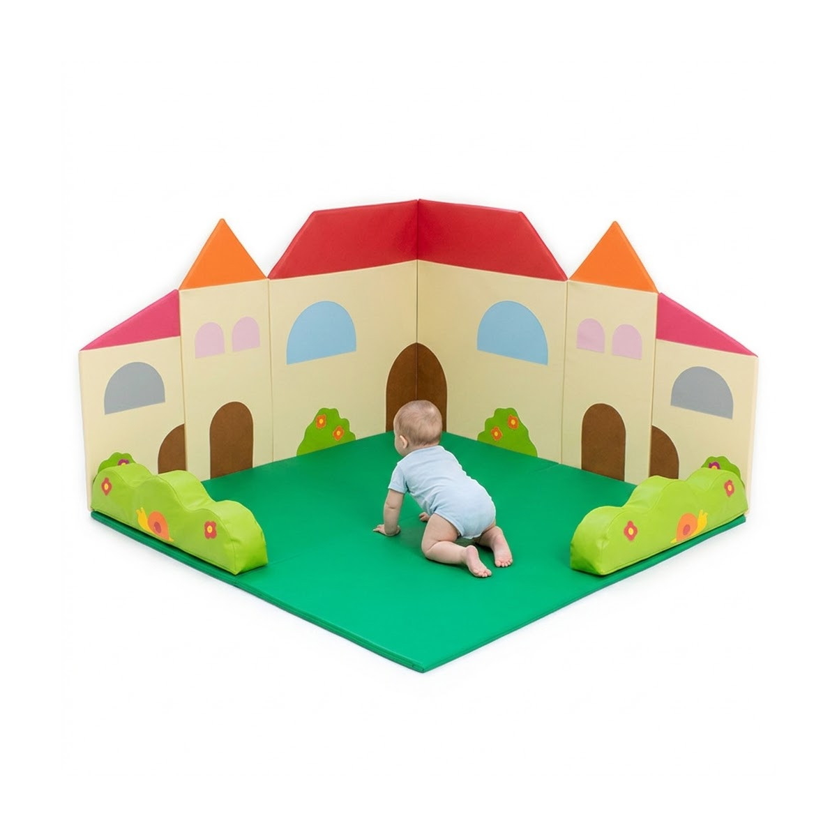 Tapis mural le village