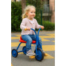 Petit tricycle siège en bois rouge enfant