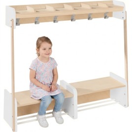 Banc vestiaire maternelle enfant