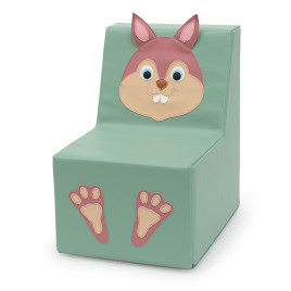 Fauteuil 1 place maternelle écureuil