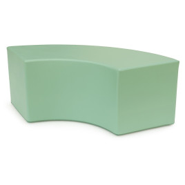 Banc incurvé en mousse adulte