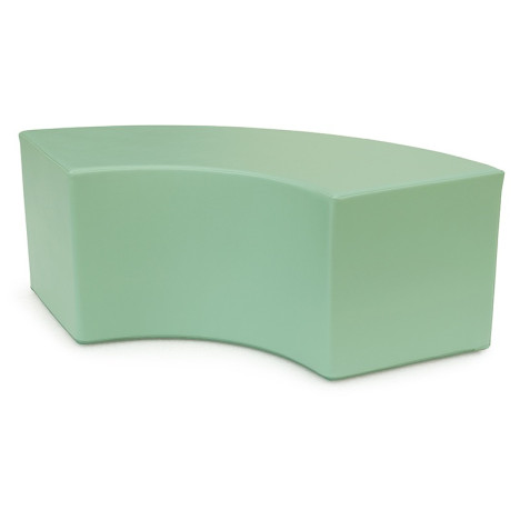 Banc incurvé en mousse adulte