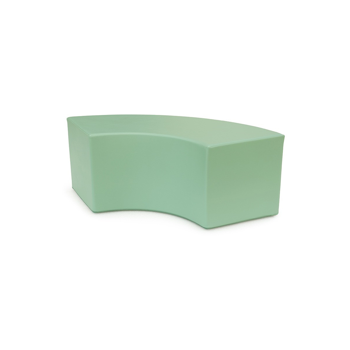 Banc incurvé en mousse adulte