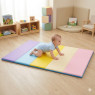 Tapis multi-pastel crèche