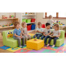 Ensemble canapé, fauteuil, table mousse crèche enfants