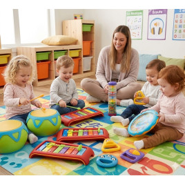 Boîte à musique crèche