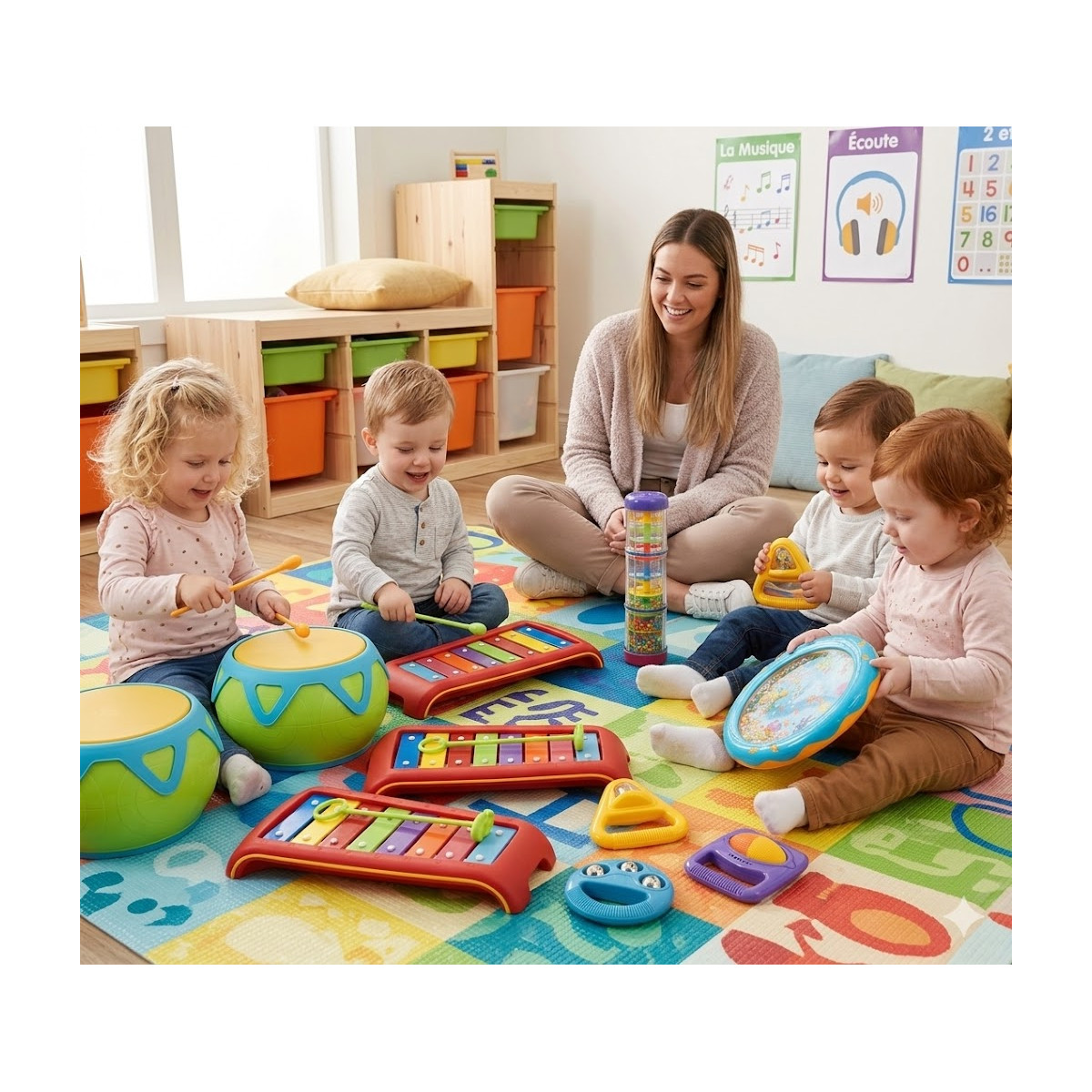 Boîte à musique crèche