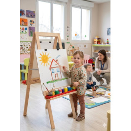 Chevalet pliable et réglable en hauteur enfants